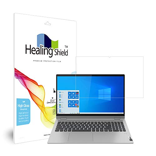 Healingshield �X�L���V�[���t���ی�t�B���� Screen Protector Light Oleophobic High Gloss Film Compatible with Lenovo Ideapad Flex5i-15IIL