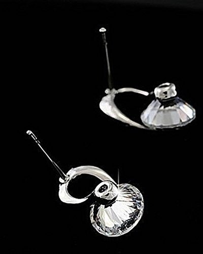 Crystal Stud Earrings Platinum Plated Stylish