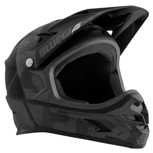 Materiale duro met Met Casco Bluegrass INTOX (52-54) Ciclismo, Adulti Unisex, Nero (nero)