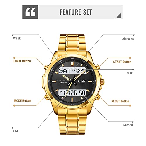 Montre numérique et analogique MASTOP double affichage étanche