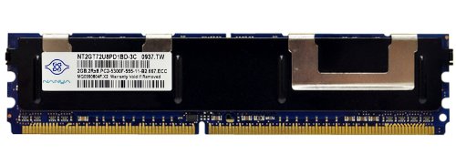 Nanya 2 Gb 2rx8 pc-5300 F-555 ? 11-b4 667 ECC ( nt2gt72u8pd18bd-3 C )