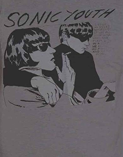 T Shirt Goo Album Cover Band Logo Official Mens Charcoal3