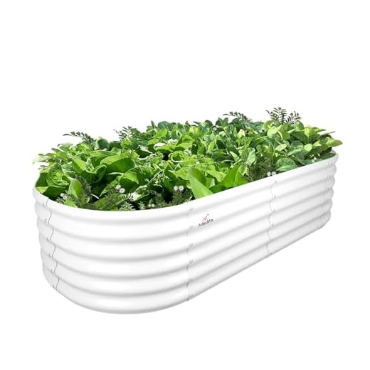 29 Stunning Flower Box Ideas to Brighten Your Outdoor Space 4 A ANLEOLIFE 6X2X1.5 ft Galvanized Raised Garden Beds Outdoor, Oval Round Metal Planter Box for Planting Vegetables Flowers Herb, Anti-Rust & Easy-Setup, Antique White