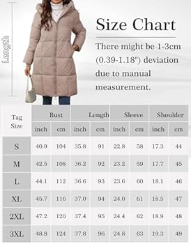 Maeau - Lange donsjack met capuchon voor dames, winter, ritssluiting, warme jas, gewatteerd, parka, lang, casual, XS-XXL, Wit, L