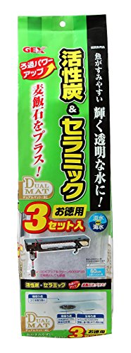 ジェックス デュアルマットBC パワー徳用3セット (デュアルクリーン600SP用交換マット)