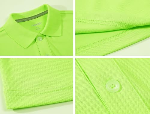 Boys Performance Polo Shirt, Youth Active Golf Shirt School Uniform3