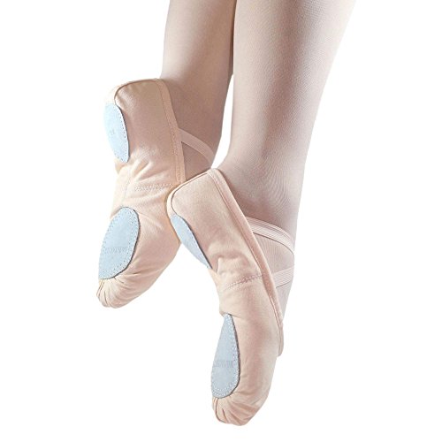 Danzcue Adult Split Sole Canvas Ballet Slipper2