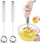 Whisks for Cooking New Gadgets 2025 Egg Beater, Stainless Steel Whisk Tool Semi Automatic Whisk f...