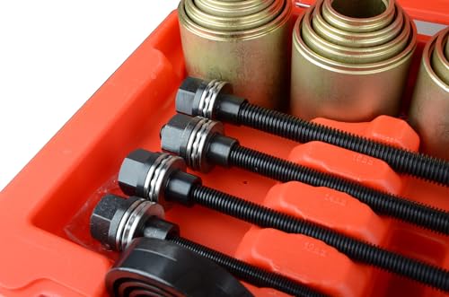 WINMAX TOOLS AUTOMOTIVE Kit de instalação universal de 26 peças para prensa e puxar, rolamentos e ve