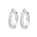 CHOP MALL® Fully-jewelled Stainless Steel Earrings Cf04