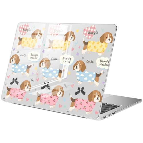 Carcasa rígida transparente de Beagle para MacBook Pro 14 M5 M4 M3