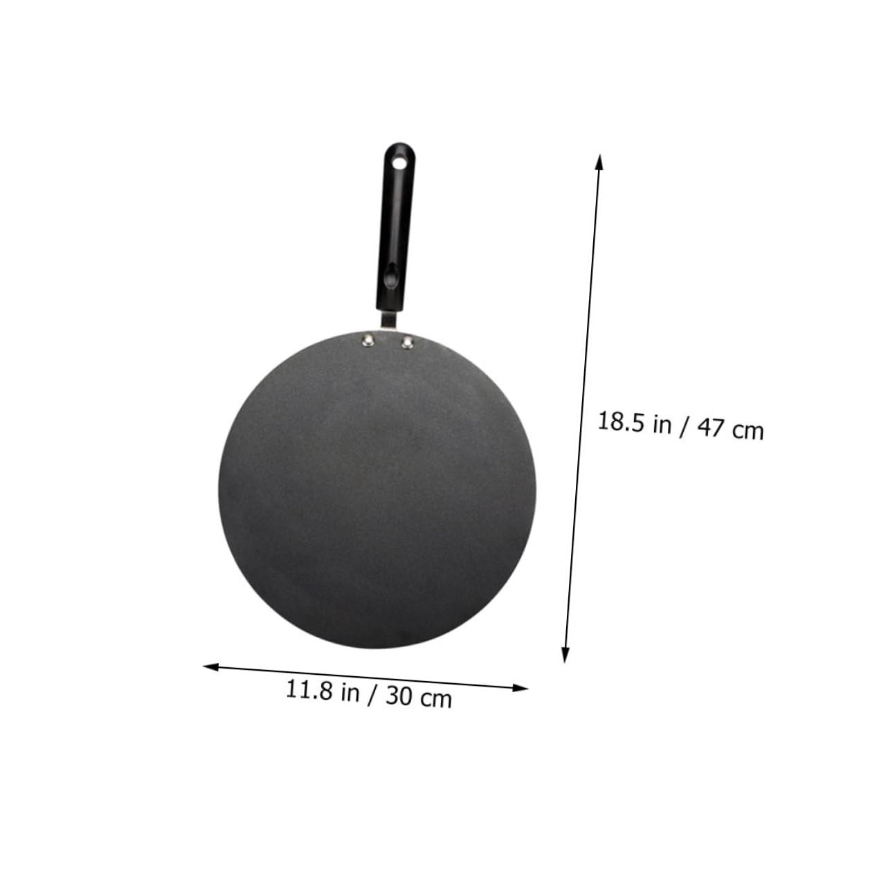 OUNONA 1Set Household Non Stick Frying Pan Flat Pancake Cooking Skillet with Spatula Lightweight and for Pancakes and Easy to Clean for Home Cooking