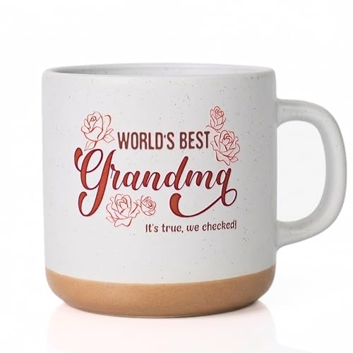 Grandma Birthday Gifts, World Best Grandma Ever Gifts Mug Cup, Gift for Grandmother from Grandkids,...