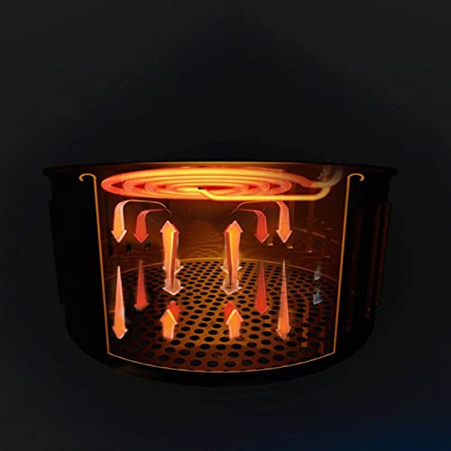 ZXSXDSAX Luchtfriteuses Air Fryer, 5.5L Large Air Fryers 8-In-1 Hot Airfryer Cooker Oilless With Digital Touch-Screen, Nonstick Basket(Size:US) - Afbeelding 5