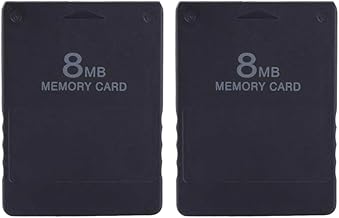 PS2 Dedicated Memory Card 8/128/256MB Selectable High Capacity PS2 Series Universal Game Archive (8MB-2 Pieces)