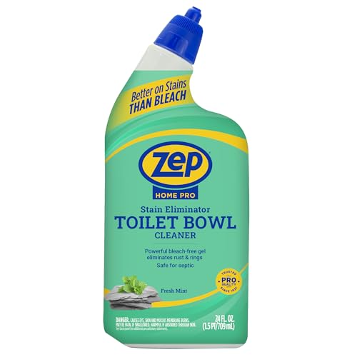 Zep Home Pro Pro-Strength Stain Eliminator Toilet Bowl Cleaner - 24 FL OZ (1 Pack) - Dissolves Tough Limesacle and Rust Stains