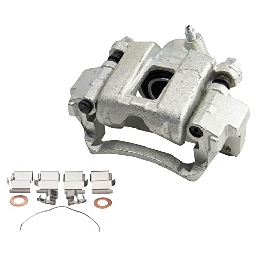 Image of TRQ Front and Rear Brake Caliper Set Zinc Coated Brackets Hardware Compatible with 2010-2022 Lexus GX460 2010-2015 Toyota 4Runner
