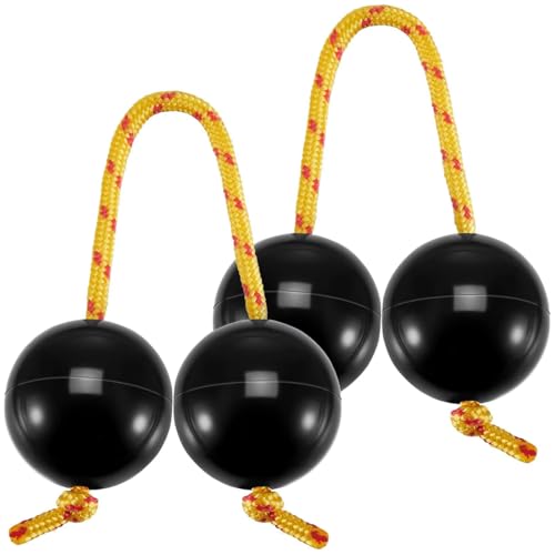 LAKPYN Shaker Instrument,2pcs Sfera Musicale Africana,Agitatori a Sfera,Strumenti Musicali African Shakers,Rhythmic Ball