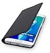 Produktbild WIIUKA Echt Ledertasche - TRAVEL - für Samsung Galaxy S7 Edge mit Kartenfach, extra Dünn, Tasche Schwarz, Leder Hülle kompatibel mit Samsung Galaxy S7 Edge