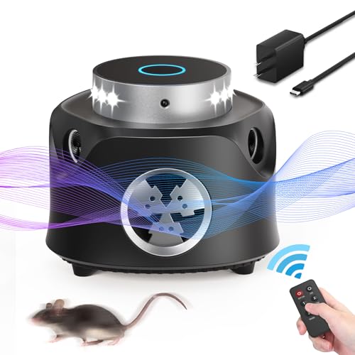 Ultrasonic Pest Repeller Plug in, Rodent Repellent Indoor Electronic Pest