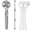 Duschköpfe Hochdruck , Badinstallationen Shower Head,360°Brausekopf，Filter PP BaumwolleWassersparend Druckerhöhung Chrome Duschbrause für Baden