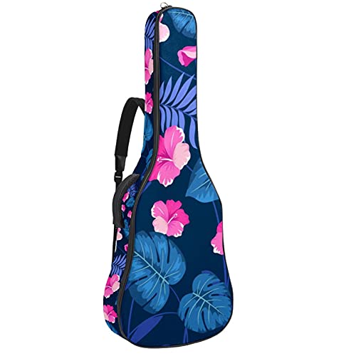 Housse de transport pour guitare folk classique style tropical vintage pour aller en répétition