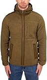 Fleecewear Mix Media Sherpa Hooded FZ Fleece DARK OLIVE TIMBERLAND XXL Herren