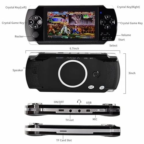 Image of NextTech Console with Retro Built-in Games | Portable Handheld Video Game for Kids and Adults (1000+ PSP Games, 8GB Memory)