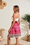 AYYOHON Tropical Island Princess Dress for Women Ocean Hawaiian Adventure Halloween Costume Skirt Necklace Set Party Dress L - Image 4