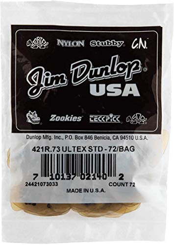 Dunlop 421R73 Sachet de 72 Médiators 0,73 mm - Les Beatles, Paul McCartney, John Lennon, RIngo Starr, George Harrison Dunlop 421R73 Sachet de 72 Médiators 0,73 mm – Image 5