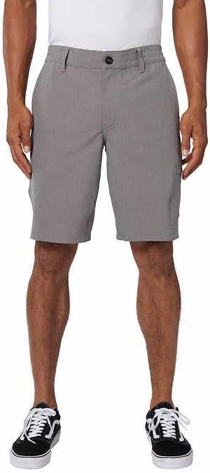 Mens Curl Hybrid Shorts, Charcoal Gray, 38