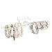 Mooca Acrylic Bracelets Display Chain Necklaces and Watches Display Slat Wall Dangling Jewelry for Dangling Jewelry, Acrylic Jewelry Accessories Holder