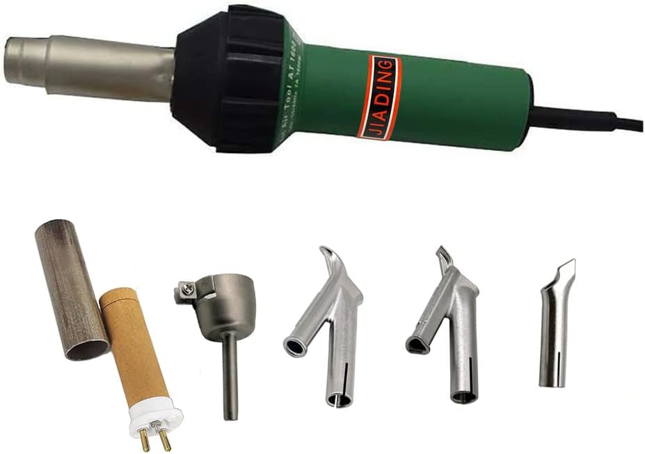 110V 1600W Plastic Welding Gun Hot Air Torch Heat Gun Welder PVC Vinyl Floor PP PE Water Tank Geomembrane Welding Machine Tool Kit