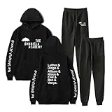 SIAOMA The Umbrella Academy Hoodie Sweatpants Set Novelty Two Piece Sweatshirt Pants Suit(Letter...
