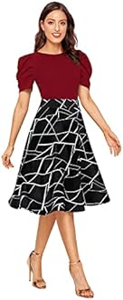 ILLI LONDON Women's A-LINE Knee Length Dress