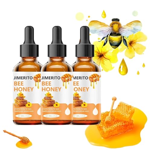 Miel de Jimerito para los ojos, Gotas para los ojos de miel de Jimerito, Gotas para los ojos de miel de abeja sin aguijón, Miel de abeja de Jimerito para los ojos, Gotas para los ojos de miel (3Pcs)