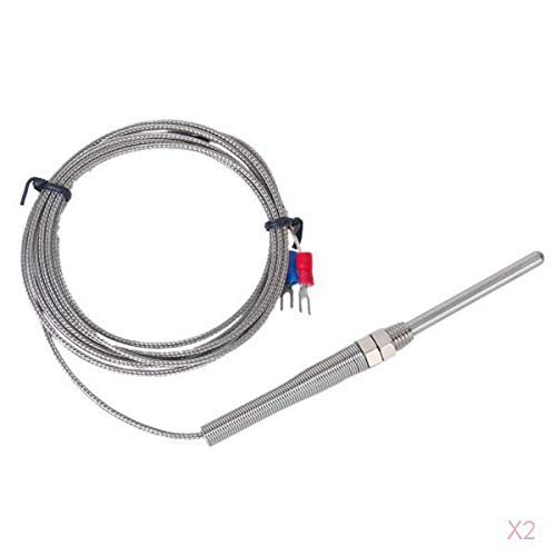 Ojiva® 50mm Spade K-Type Temperature Controller Thermocouple Sensor -100C | 50Mm Spade K-Type Temperature Controller Thermocouple Sensor -100&Deg;C To 1250&Deg;C Probe 2M-image-5