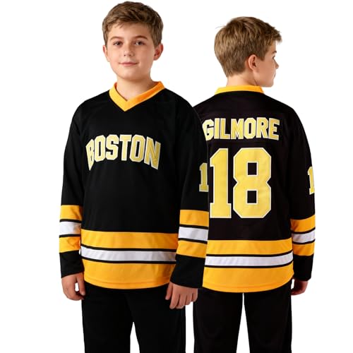 Consejos para Comprar Ropa de Hockey sobre hielo para Niño para comprar online. 42 Youth Happy Gilmore #18 Adam Sandler 1996 - playera de hockey sobre hielo para niños