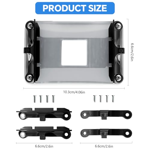 Image of ZORBES CPU Heatsink Bracket Stand Base for AMD AM4 AM5, Universal CPU Cooler Mounting Bracket Kit AM5 AM4 Backplate with Standoffs and Screws for PC Building and Cooler Installation