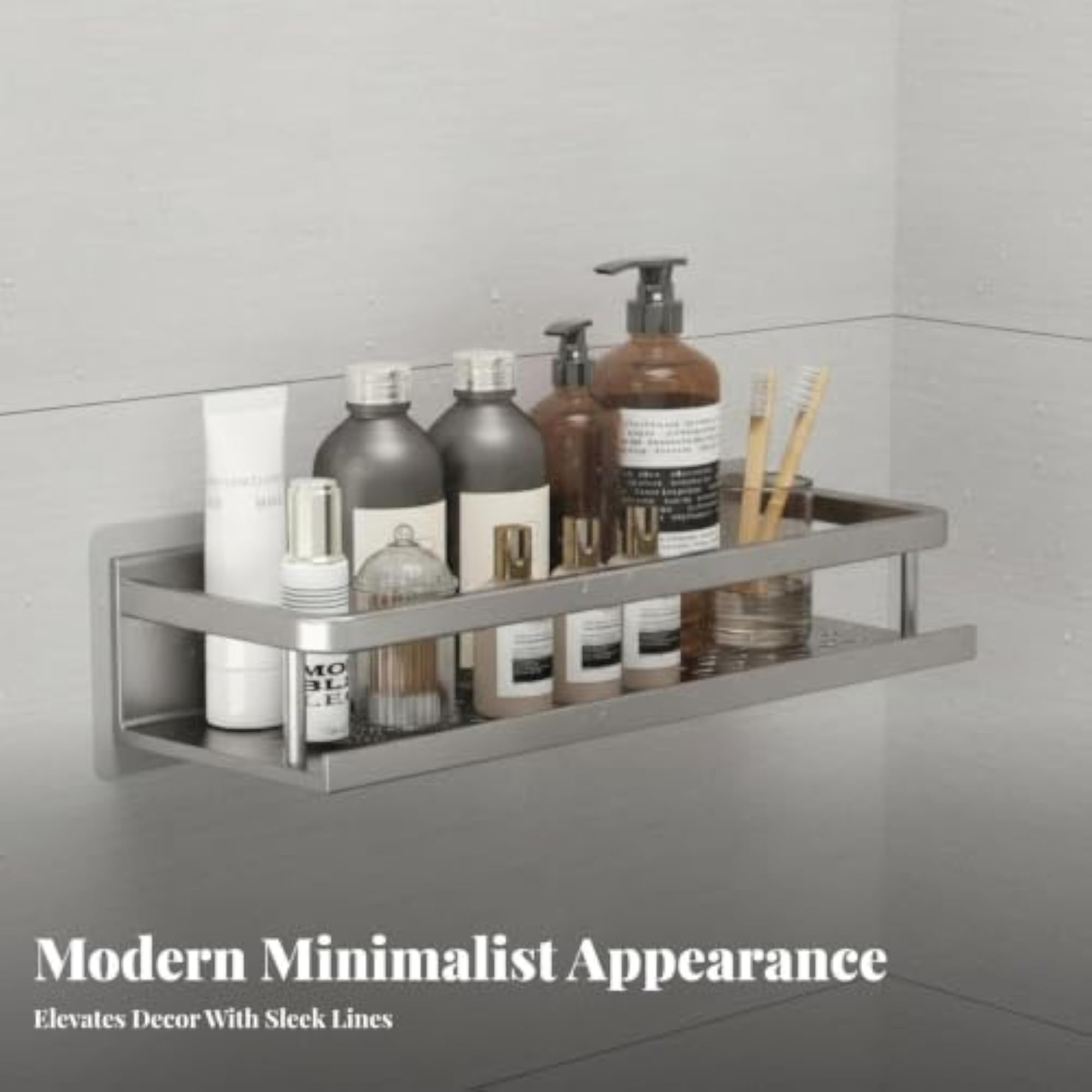 Bathroom Organizer with Towel Rail, Rust Resistant
