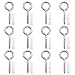 Produktbild JPGhaha M4 12 Stück Augenschrauben Geschlossene Schraube Schraubengewinde Gewinde Rod Ring Bolt Selbstschneidende Schrauben für Heimdekoration und Holzverarbeitung Industrie