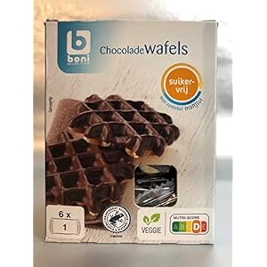suikervrije chocolade wafels