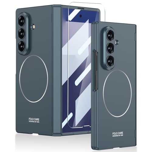Coque Samsung Galaxy Z Fold 7 magnétique ultra fine en PC avec protège-écran