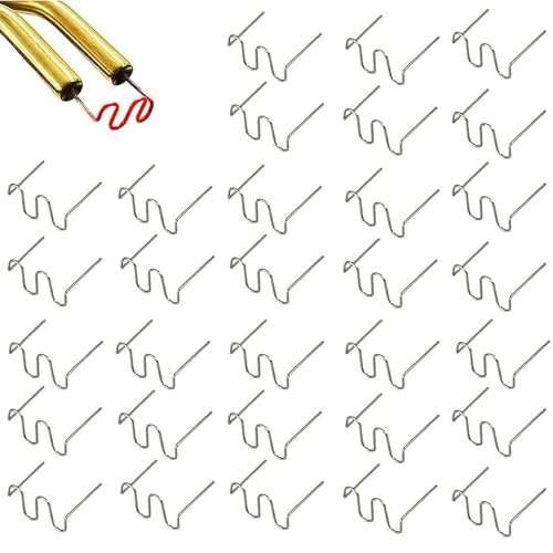 Sawvolker 1000PCS Hot Plastic Welder Staples 0.6mm Automotive Plastic Repair Welding Staples for All Cars, 0.6mm Wave Bumper Repair Welding Rod