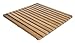 Tarima / Alfombra FLEXIBLE para ducha y baño, en madera de teca (50 x 50 cm)