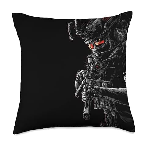 Battlefield Tested Military Throw Pillow Cover