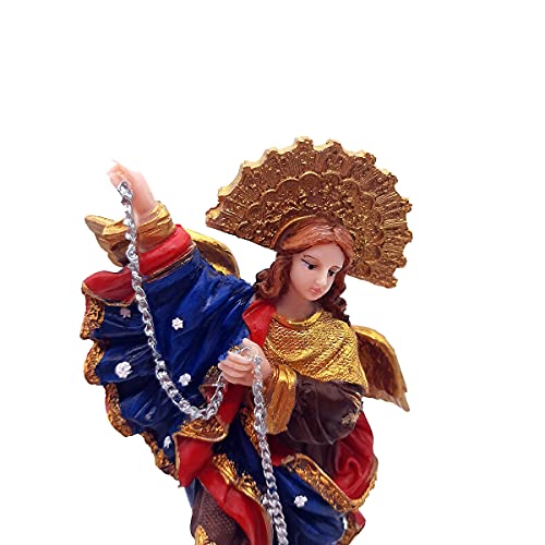 Estatua Resina Decoração Imagem de Nossa Senhora do Apocalipse 20 cm
