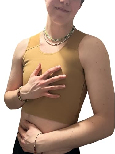 Wonababi Chest Binder Corsets, Flat Pro Trans Binder with Both Side Zipper Sensory friendly Binder FTM for Transgender