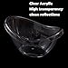 Milk Bath Tub for Baby Photography - Clear Acrylic Oval Photo Prop Tub, 18.8