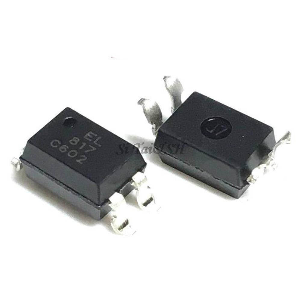 100pcs/lot SMD optocoupler EL817C (PC817) EL817S-C SOP-4